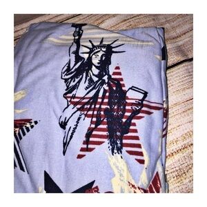 NWT Lularoe OS Statue of Liberty Leggings